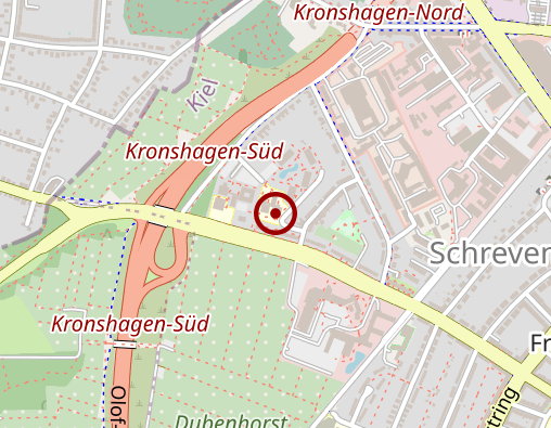 Karte: DRK-Anschar-Schwesternschaft Kiel e.V. Ambulanter Pflegedienst