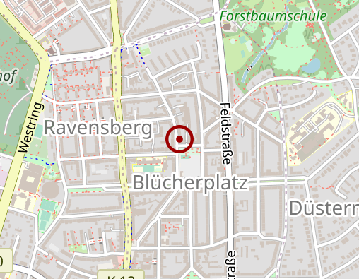 Karte: Podologie am Blücher - Annika Dienst und Kirstin Franzen