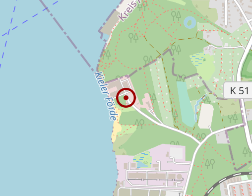 Karte: Deutsche Lebens-Rettungs-Gesellschaft Kiel e.V. Rettungsdienst