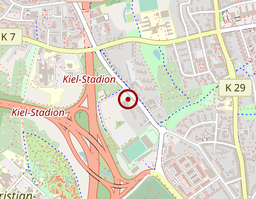 Karte: Nieren- u. Hochdruckzentrum Kiel - Loose/David-Walek/Struck/Ziegler/Strotmann Dres. Internisten-Nephrologen