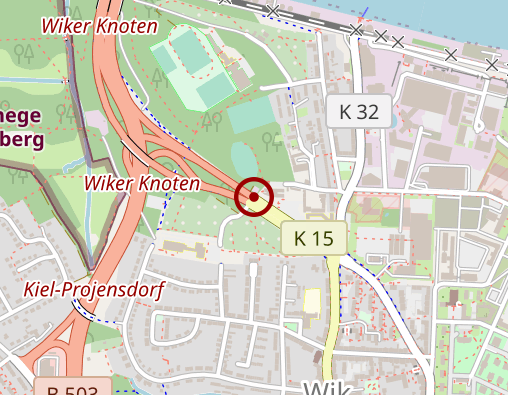 Karte: kielgesund Apotheke in der Wik