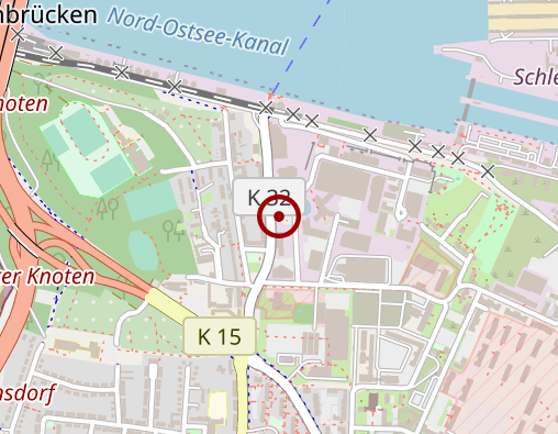 Karte: Taxi Kiel - Kieler Funk-Taxi-Zentrale eG