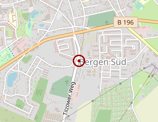 Karte: Ambulanter Alten- und Krankenpflegedienst Bergen GbR Beate Linck, Martina Nutz & Gabriele Steinfurth