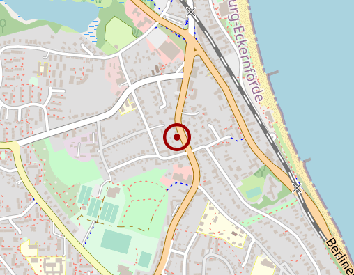 Karte: Bartels Therapie in Eckernförde