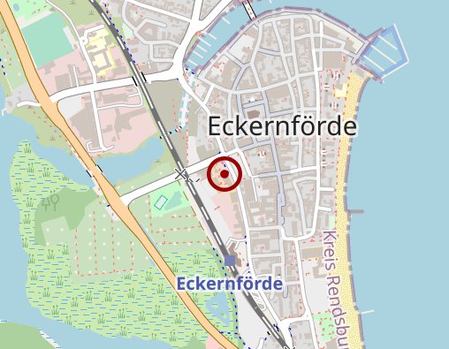 Karte: AWO-Servicehaus Eckernförde