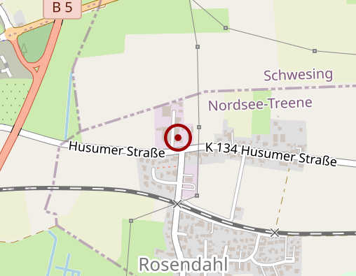 Karte: ASB-Pflegezentrum Nordfriesland Tagespflege