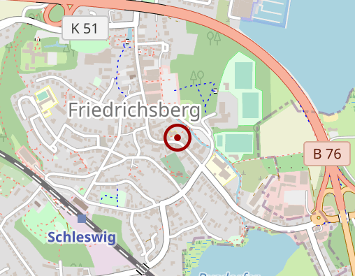 Karte: Krankengymnastik Birgit Alms und Dirk Manthei