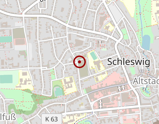 Karte: DRK-Rettungswache Schleswig NEF Wache
