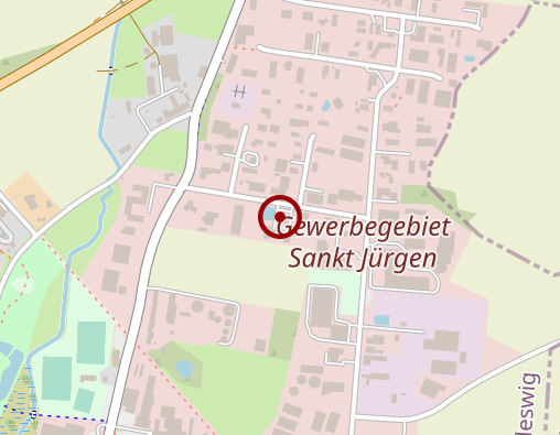 Karte: Schleswiger Werkstätten