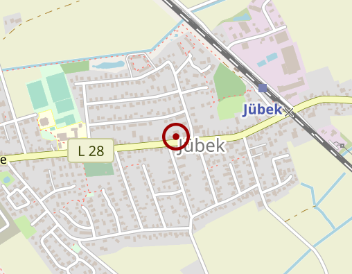 Karte: Apotheke in Jübek