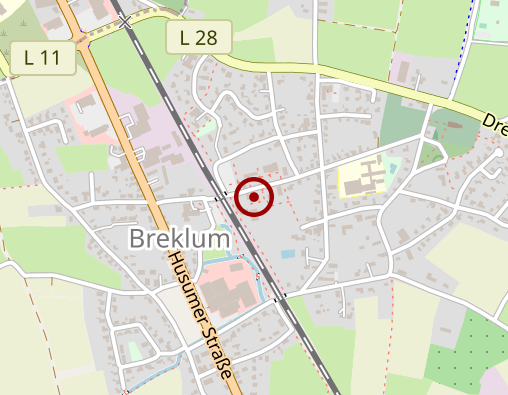 Karte: Pflegezentrum Nordfriesland