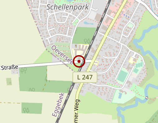 Karte: CURA Pflegecentrum Tarp Birkenhof