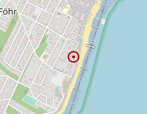 Karte: Atlantis Hotel am Meer