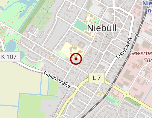 Karte: Deutsche Lebens-Rettungs-Gesellschaft Ortsgruppe Niebüll e.V.