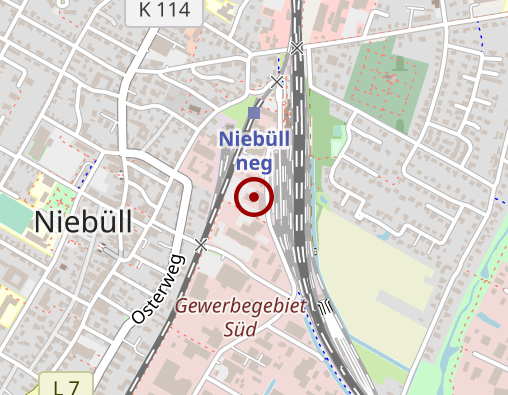 Karte: DIAKO Nordfriesland gGmbH (Tagesklinik Niebüll)