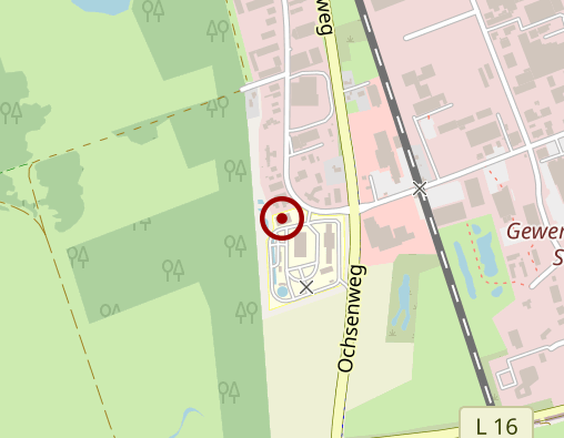 Karte: Rettungsleitstelle Harrislee