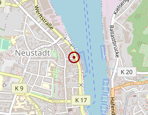 Karte: Heilpraxis am Hafen Ralf Klöcker Heilpraktiker