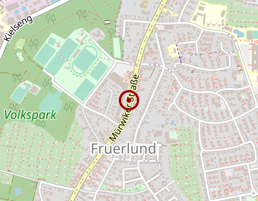 Karte: AWO Servicehaus Fruerlund WOHNpflege