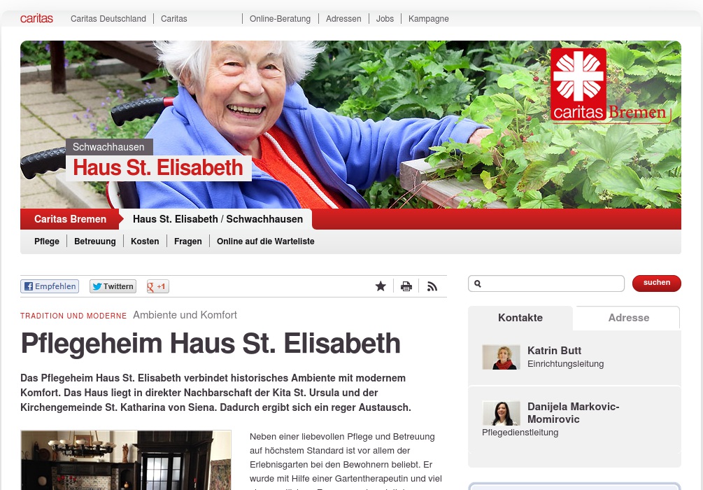 Haus St. Elisabeth Alten- und Pflegeheim