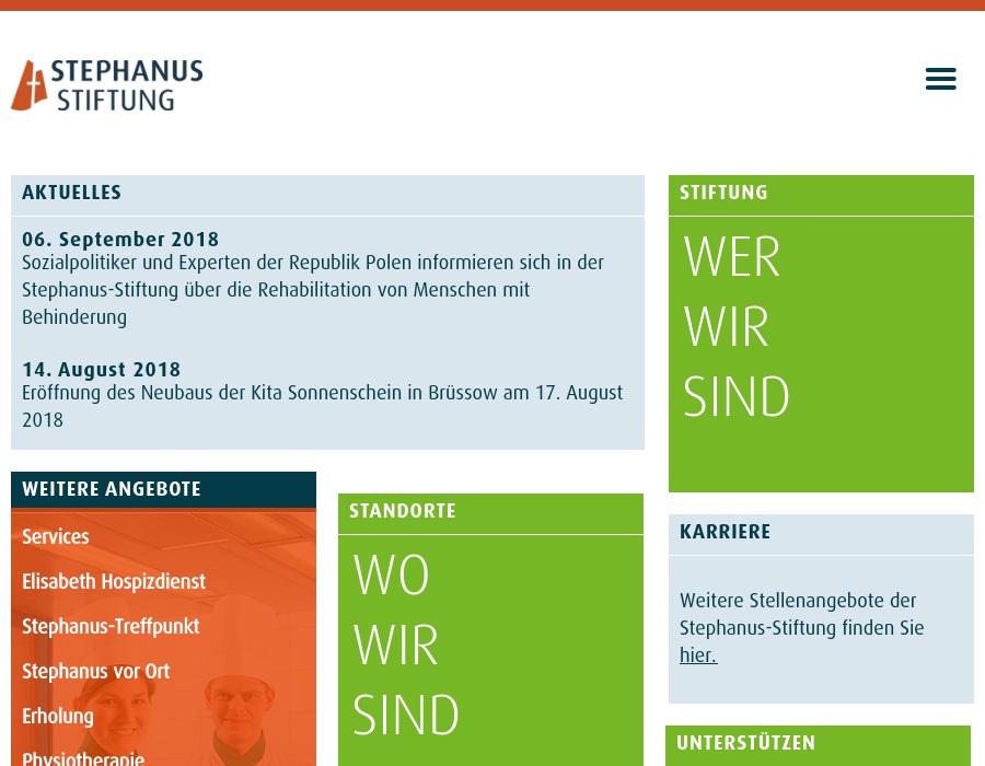 Pflegewohnstätte für Menschen mit körperlichen und mehrfachen Behinderungen