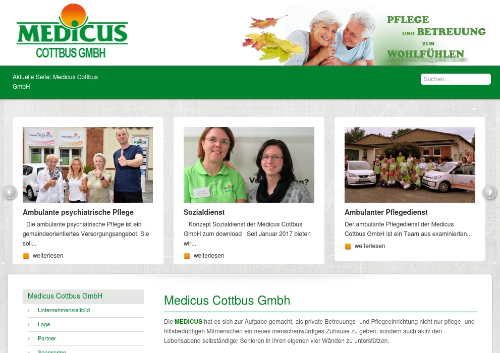 Medicus Cottbus GmbH Pflegezentrum Mühleninsel