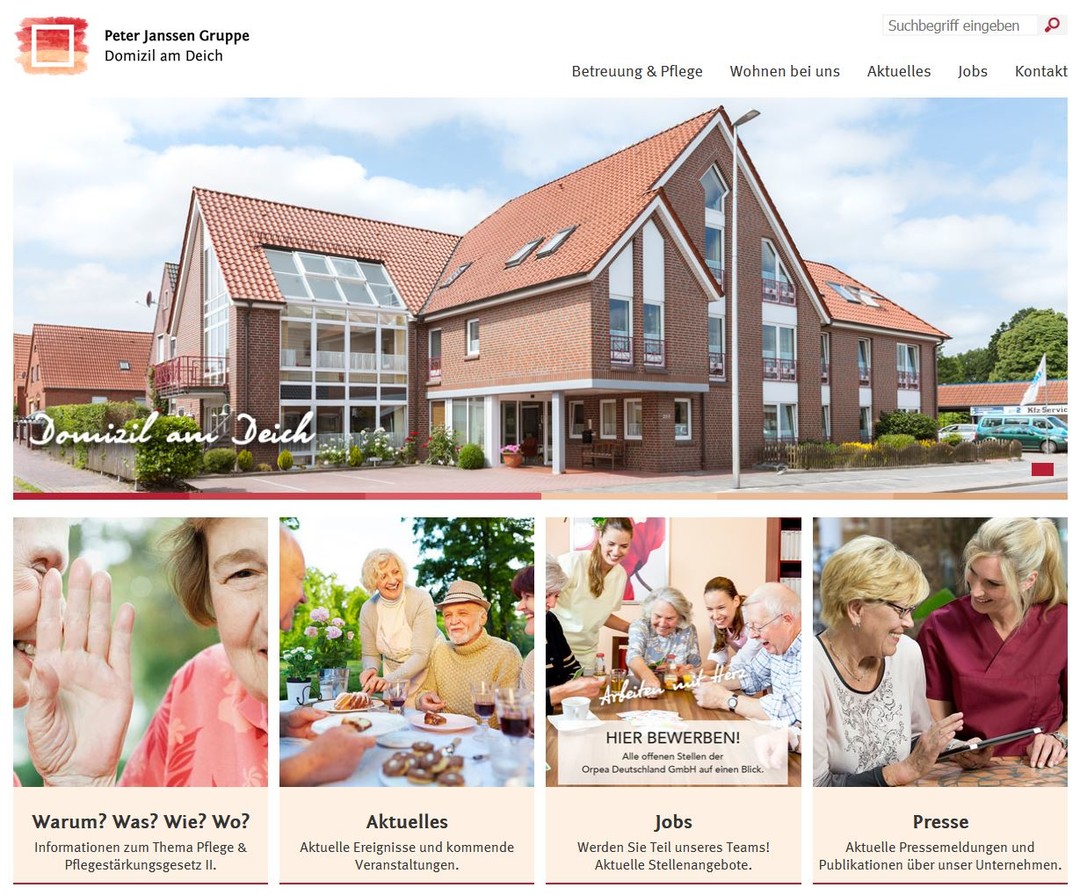 Peter Janssen Seniorenresidenzen GmbH "Domizil am Deich"
