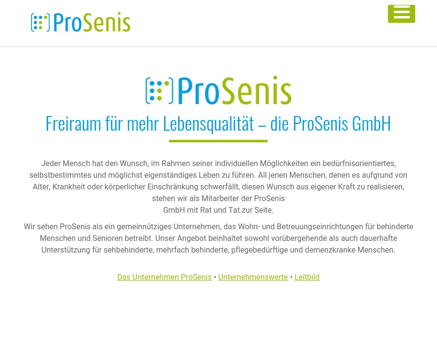ProSENIS GmbH Haus Eichenpark