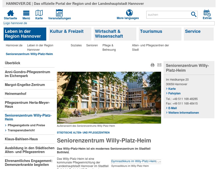 Willy-Platz-Heim Alten- und Pflegeheim
