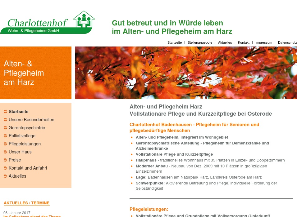 Charlottenhof Wohn- und Pflegeheime GmbH