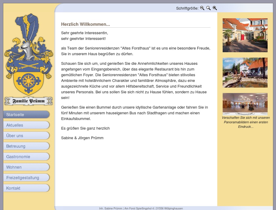 Seniorenresidenz Altes Forsthaus oHG