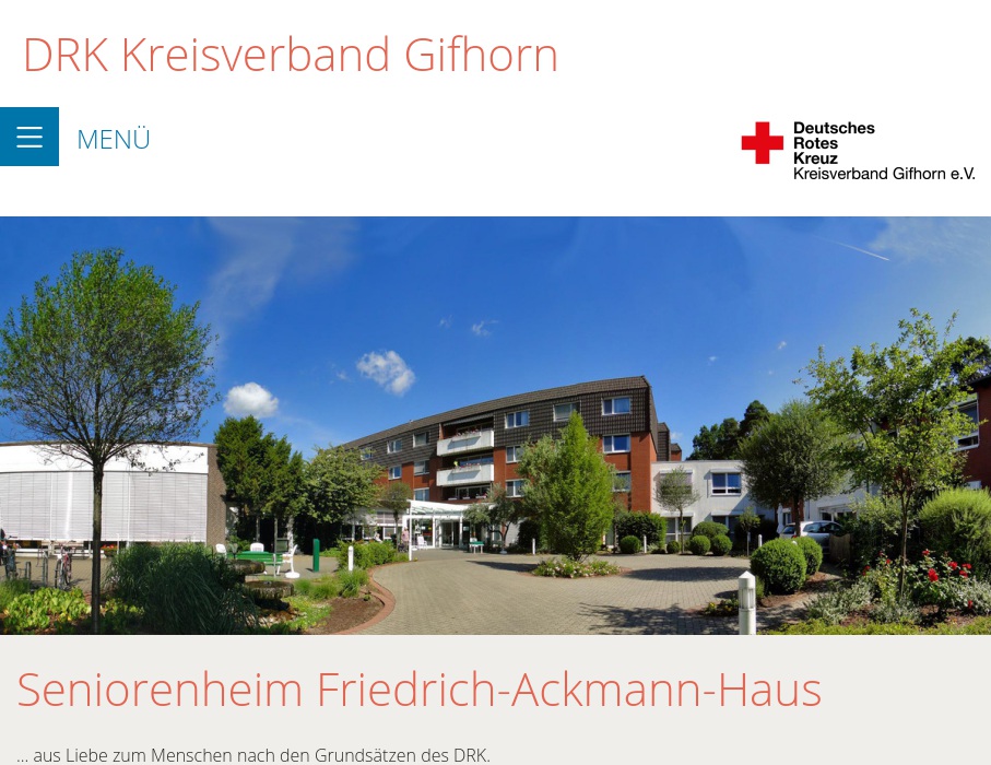 Deutsches Rotes Kreuz Friedrich-Ackmann-Haus Altenwohn- und Pflegeheim