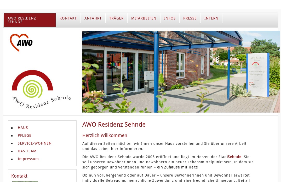 AWO-Residenz Sehnde Vollstationäre Pflege