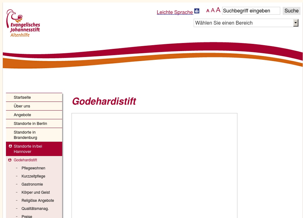 Christliche Seniorendienste Seniorenzentrum Godehardistift