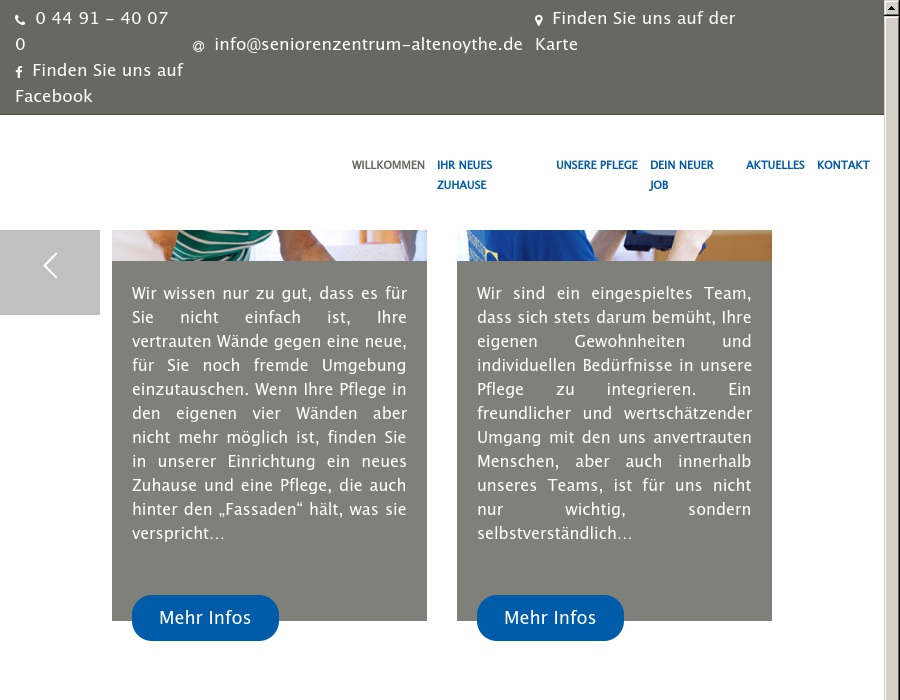 Seniorenzentrum Friesoythe-Altenoythe GmbH Haus am Pastorenbusch -Stationäre Altenpflege-