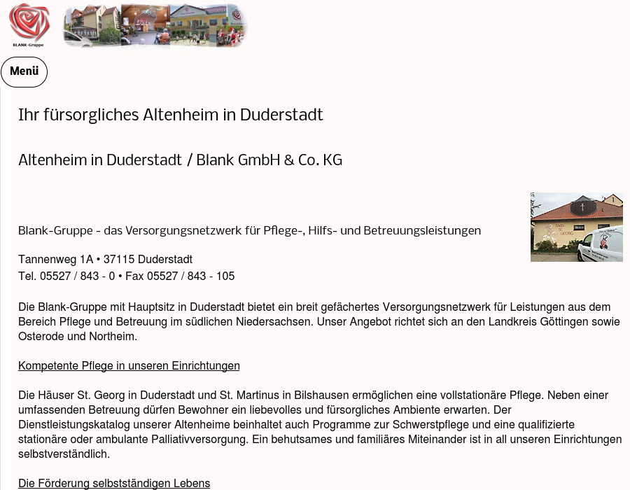 Haus St. Martinus GmbH Alten- und Pflegeheim