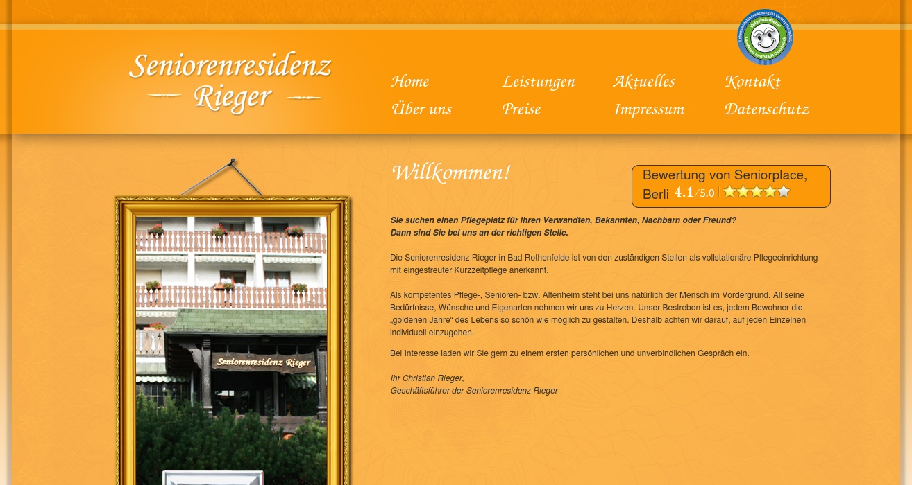 Seniorenresidenz Rieger