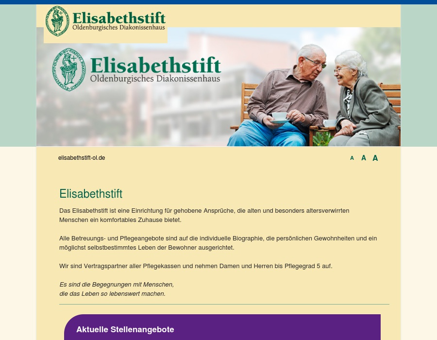Oldenburgisches Diakonissenhaus Elisabethstift Pflegeheim