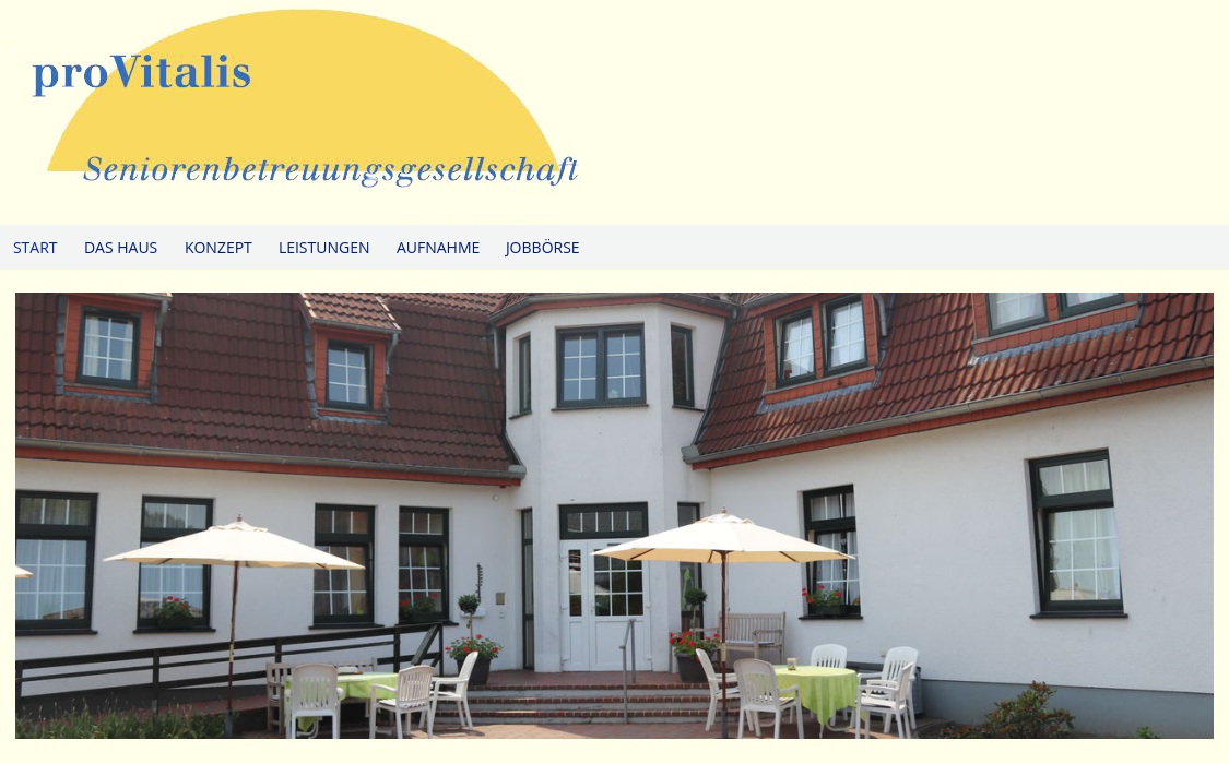 pro Vitalis Seniorenbetreuungs-GmbH Betriebsstätte Haus Mörsen