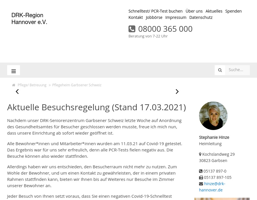 DRK-Seniorenzentrum Garbsener Schweiz gGmbH