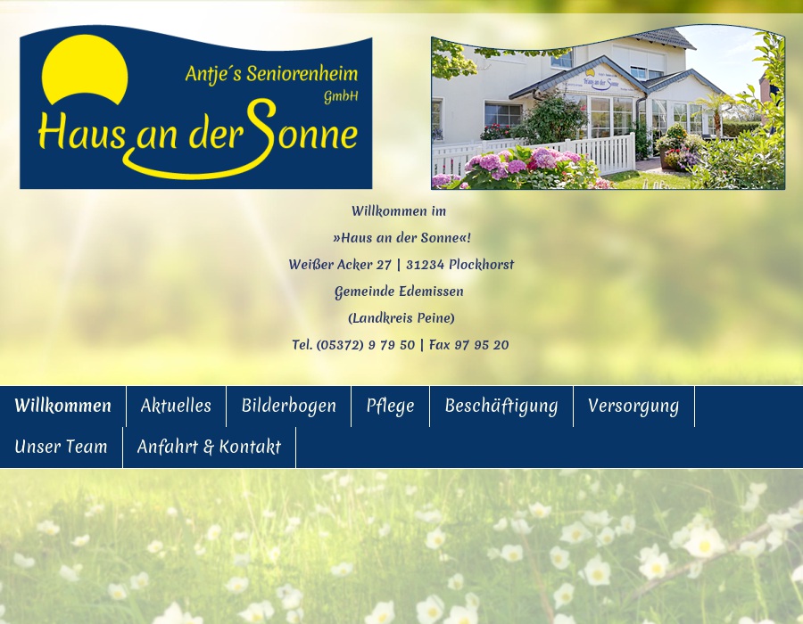 Antje's Seniorenheim GmbH Haus an der Sonne