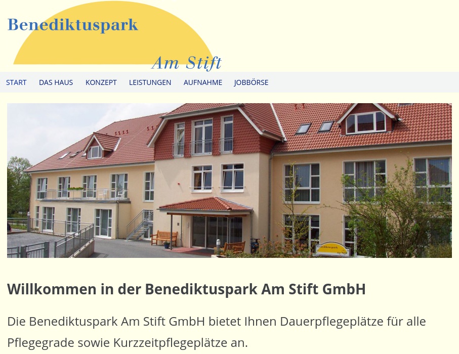 Benediktuspark Am Stift GmbH
