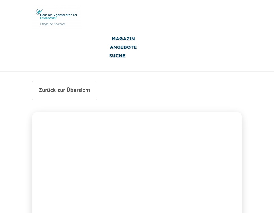 Haus am Vöppstedter Tor Carolinenhof Alten- und Pflegeheim