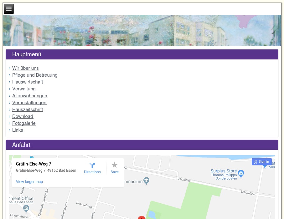 Diakonieverein Bad Essen e.V Altenpflegeheim Simeon & Hanna