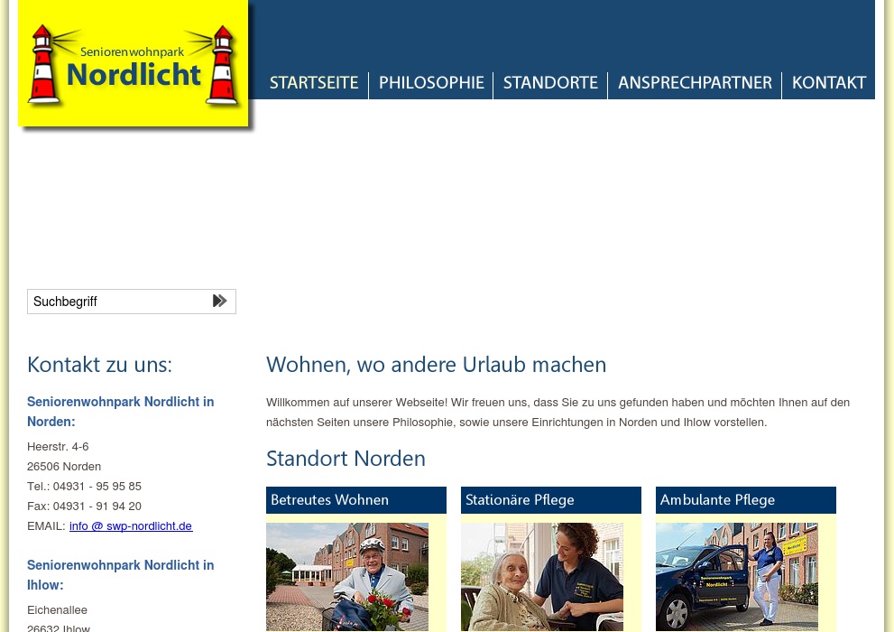 Seniorenwohnpark Nordlicht GmbH stationär