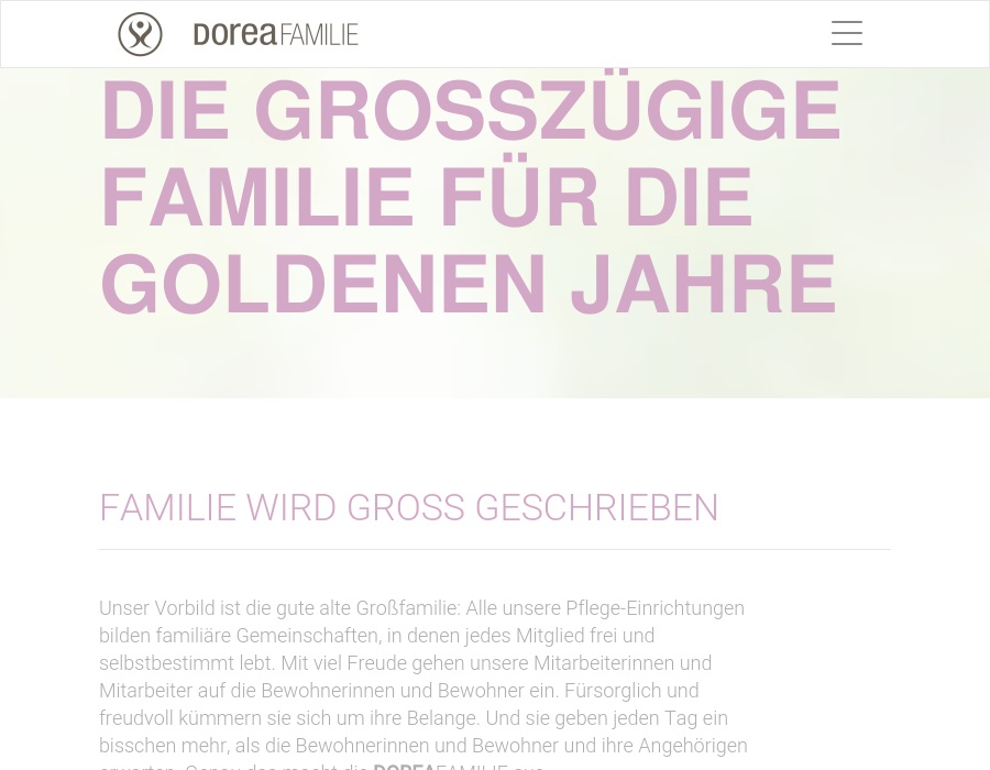 DOREAFAMILIE Peine GmbH & Co. KG DOREAFAMILIE Peine Seniorenwohnanlage