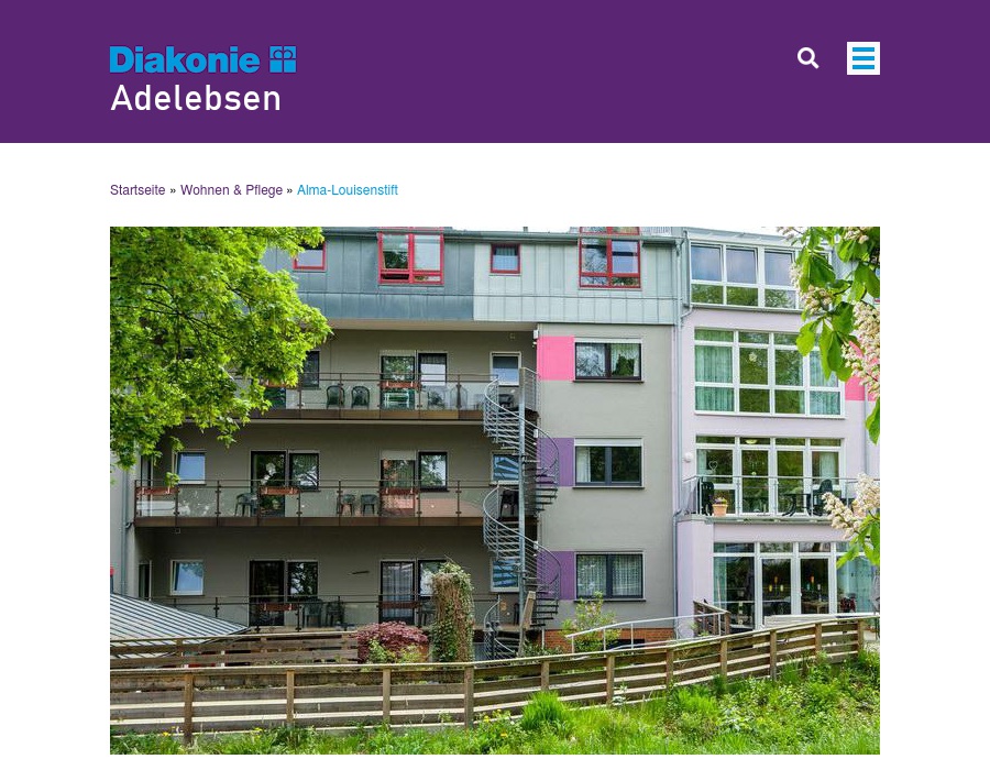 Diakonie Adelebsen Alma-Louisenstift gGmbH Stationärer Pflegebetrieb