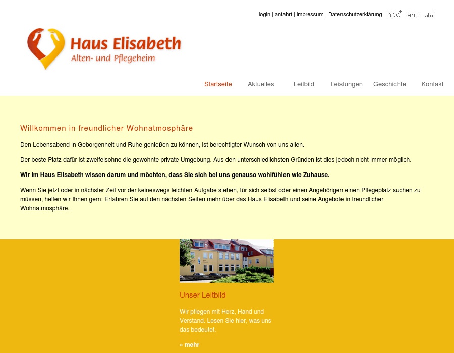 Haus Elisabeth GmbH Alten- und Pflegeheim