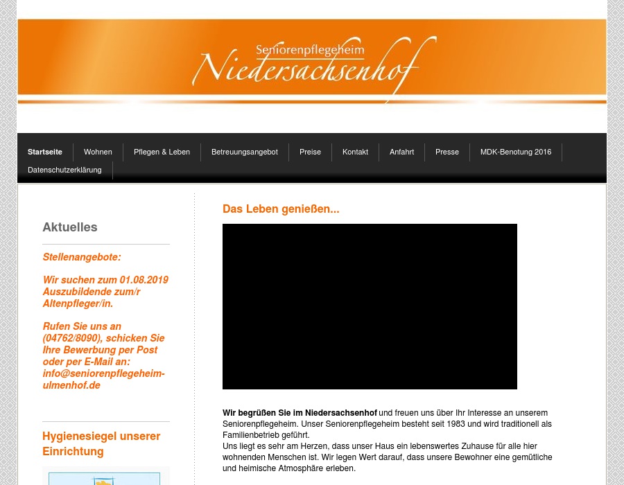 Seniorenpflegeheim Niedersachsenhof Inh. Tatjana Steffens-Behnke