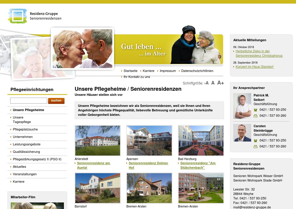 Seniorenwohnpark Weser gGmbH