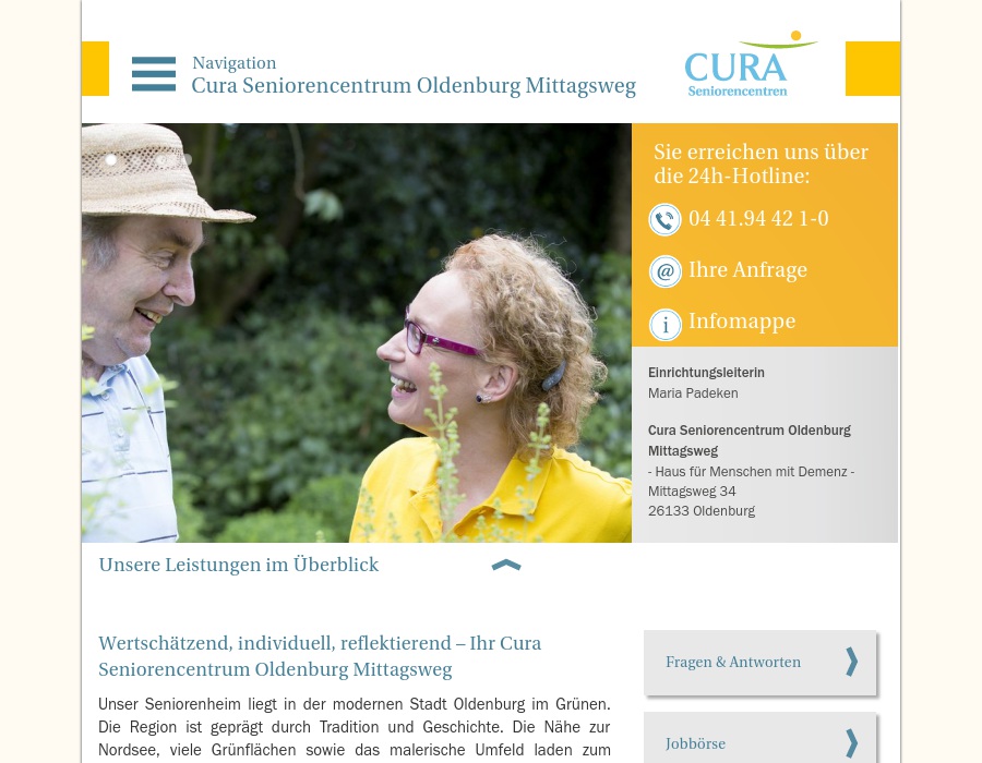 CURA Seniorencentrum Oldenburg Mittagsweg GmbH